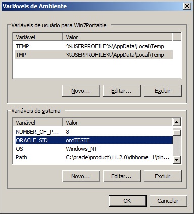 Oracle Client - Configuração 3