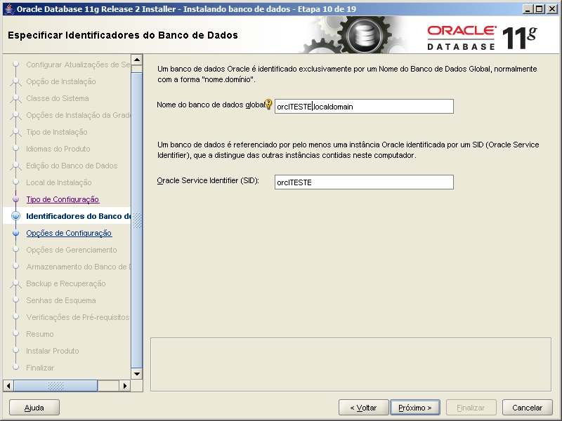 Oracle - 11 Installation