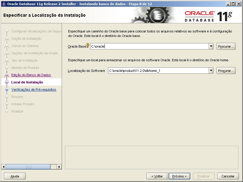 Oracle - Instalação 8