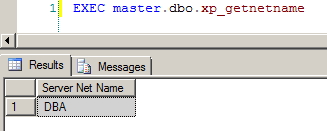 Procedures XP - xp_getnetname