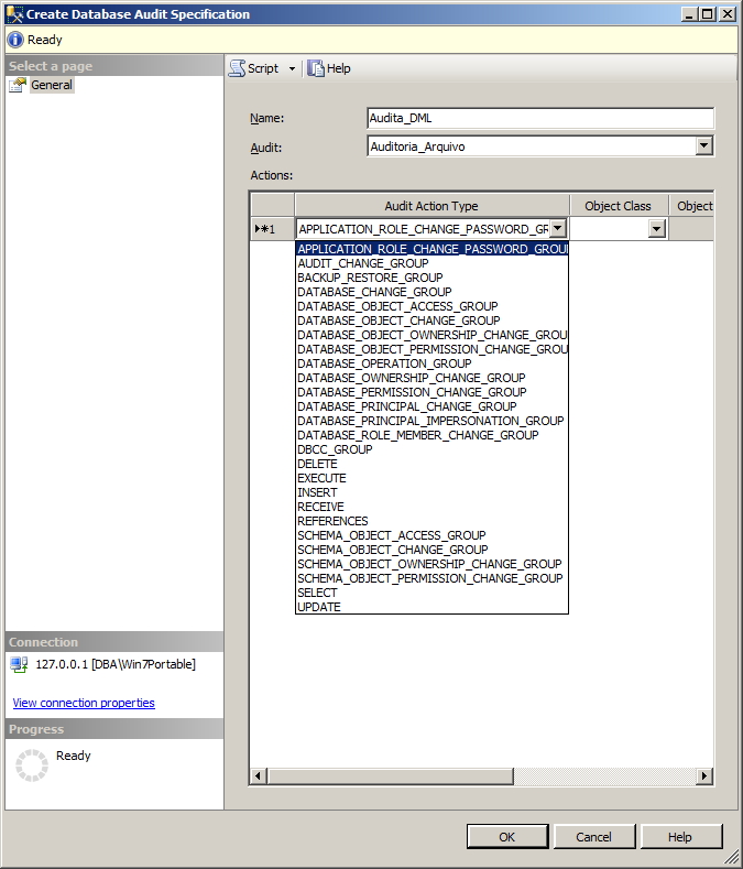 SQL Server - Database New Audit