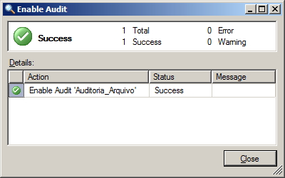 SQL Server - Enable Audit 2
