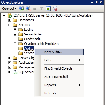 SQL Server - Server Audit 2