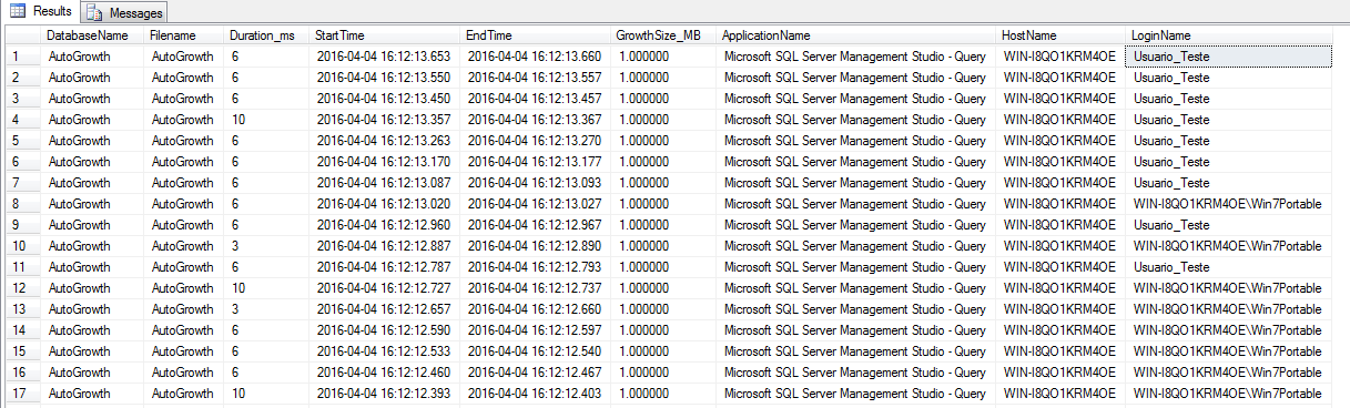 SQL Server - Autogrowth Monitor