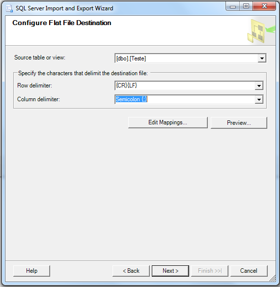 SQL Server - Export Data to Text File with Management Studio 5