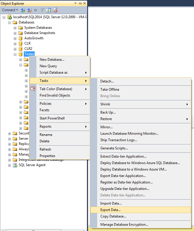 SQL Server - Export data to text file with Management Studio