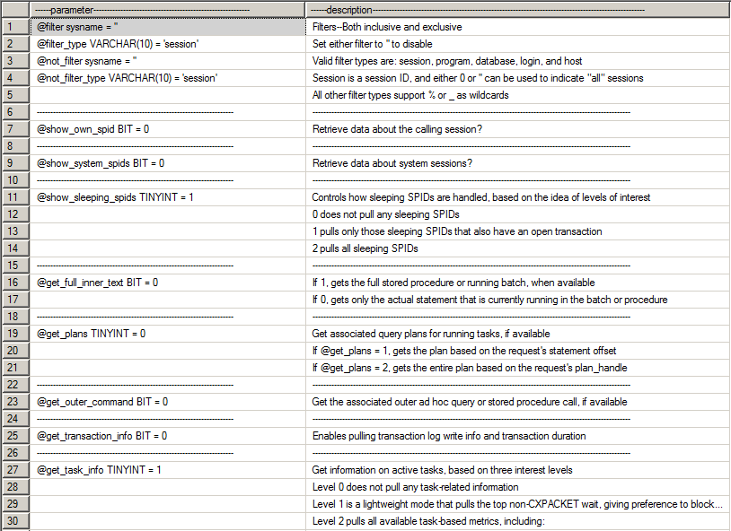 SQL Server - sp_WhoIsActive - Help 2