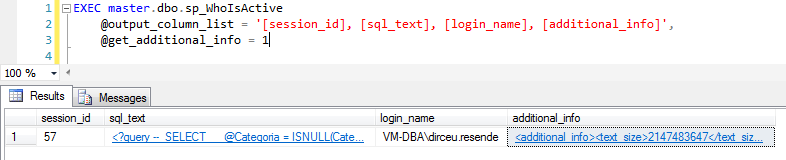 SQL Server - sp_WhoIsActive get_additional_info