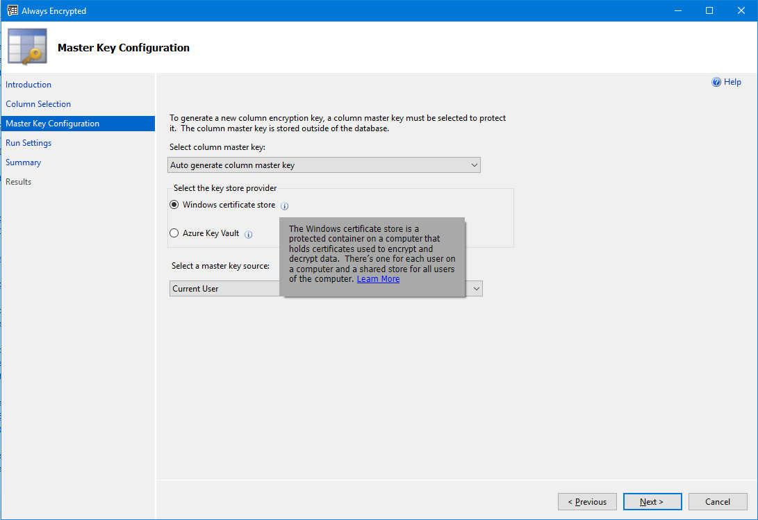 SQL Server - Como criptografar seus dados utilizando Always Encrypted ou Transparent Data Encryption (TDE) 3